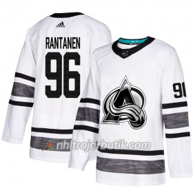 Män Ishockey Colorado Avalanche tröja Mikko Rantanen 96 Vit 2019 All-Star Adidas Authentic
